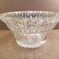 Clear Crystal 10" Hostess Centerpiece Bowl Cut Crystal Studio Nova FACETS Japan