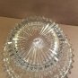 Clear Crystal 10" Hostess Centerpiece Bowl Cut Crystal Studio Nova FACETS Japan