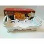 Porcelain Cracker Caddy 24K-Gold Trim Museum Re-creations of Antiques by Goding