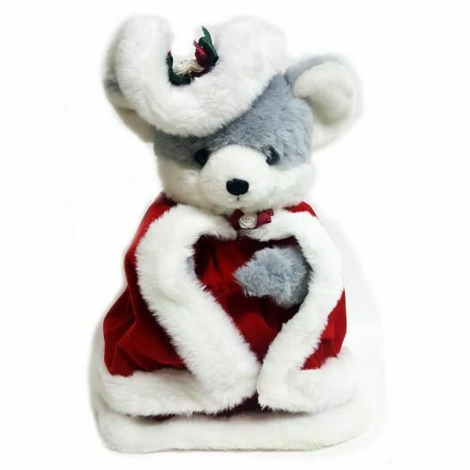 Vintage Anco Fancy Mrs. Santa Bear 15"