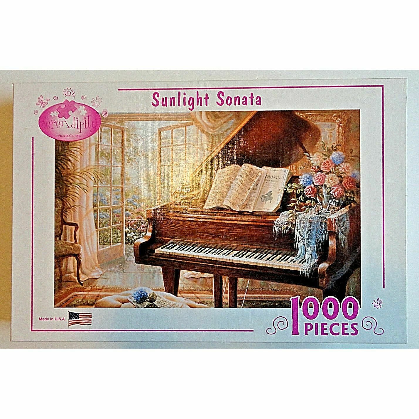 Serendipity 1000 Piece Sunlight Sonata Jigsaw Puzzle