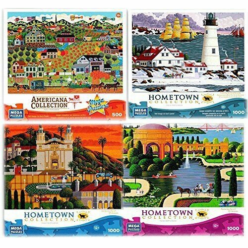 Americana Collection Noah's Pumpkin Farm 500 Piece Puzzle