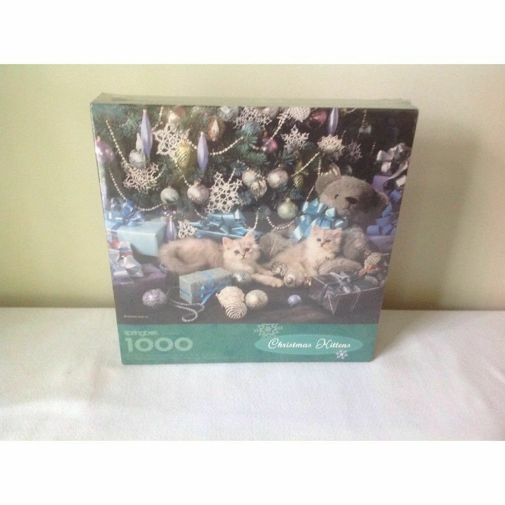 Springbok Puzzle "Christmas Kittens" 1000 Piece XZL6162