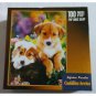 Puppies and Flowers 100 Piece 9" X 12" Puzzle Cuddlies Series by E&L Corporation