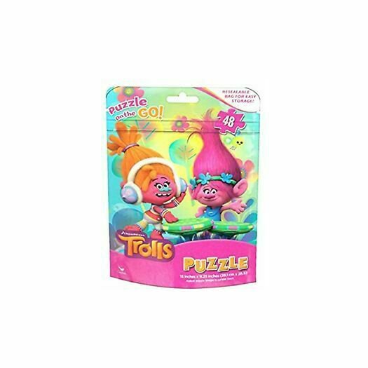 DreamWorks Trolls Puzzle 48 Piece Puzzle On The Go