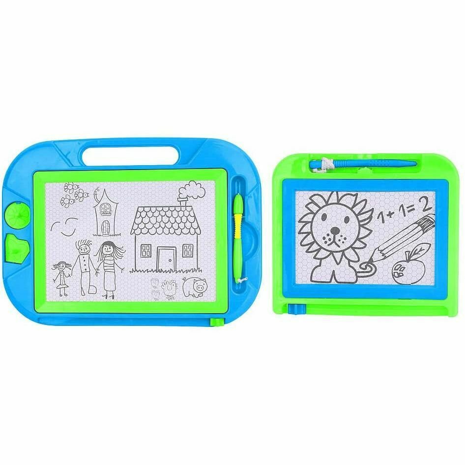 Just Kidz Magnetic Drawing Boards 2 (Blue and Green)