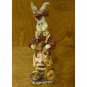 Boyds Bears Folkstone Resin Figurine Wendy & Pip...Tisket A Tasket Basket Maker