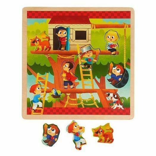 Imaginarium Peg Puzzle 8-Piece - Treehouse