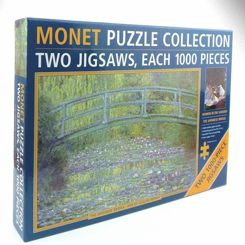 Monet Puzzle Collection: Two Jigsaws, Each 1000 Pieces - Women in the Garden &