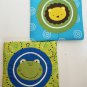Okie Dokie Lion & Frog 2 Piece Plush Wall Art Baby Nursery 10x10