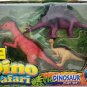 Dino Safari Dinosaur Playset Set of 3  Raptor, Stegosaurus, T-Rex