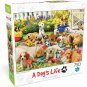 Buffalo Games - Puppy Playground - 750 Piece Jigsaw Puzzle Multicolor, 24"L X 1