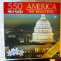 America the Beautiful US Capital 550 Piece Puzzle MADE IN USA