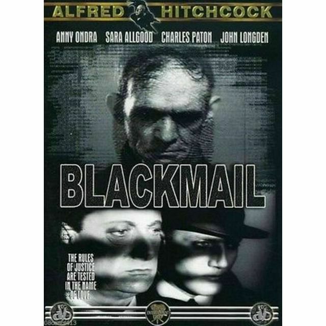 Blackmail Starring Anny Ondra Sara Allgood Dvd