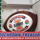 Touchdown Treasures Football Ornament Illinois Rose Bowl Jan. 1, 2008 Touchdown Treasures Football Ornament Illinois Rose Bowl Jan. 1, 2008