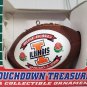 Touchdown Treasures Football Ornament Illinois Rose Bowl Jan. 1, 2008