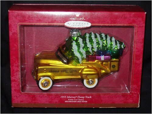 Hallmark Keepsake Ornament 1955 MURRAY DUMP TRUCK BLOWN GLASS ORNAMENT FROM CRO