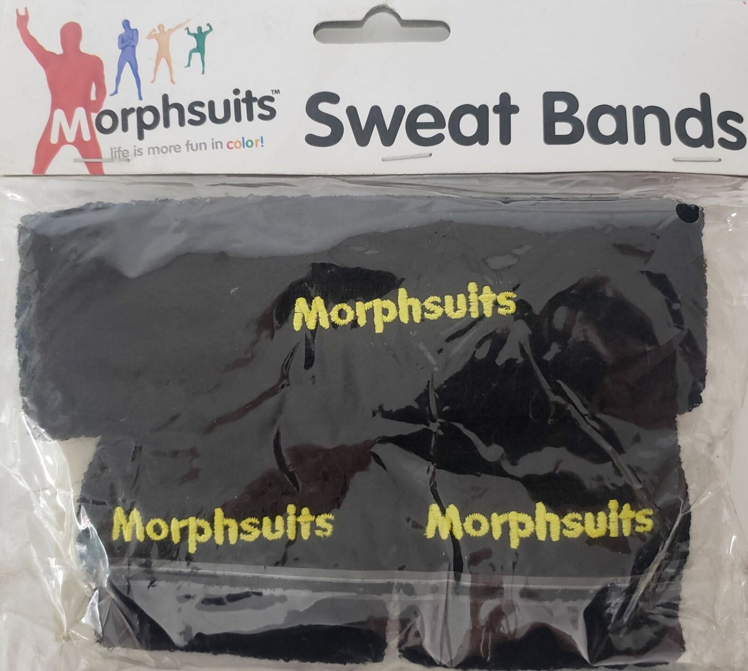 Black Morphsuits Sweat Bands One Size