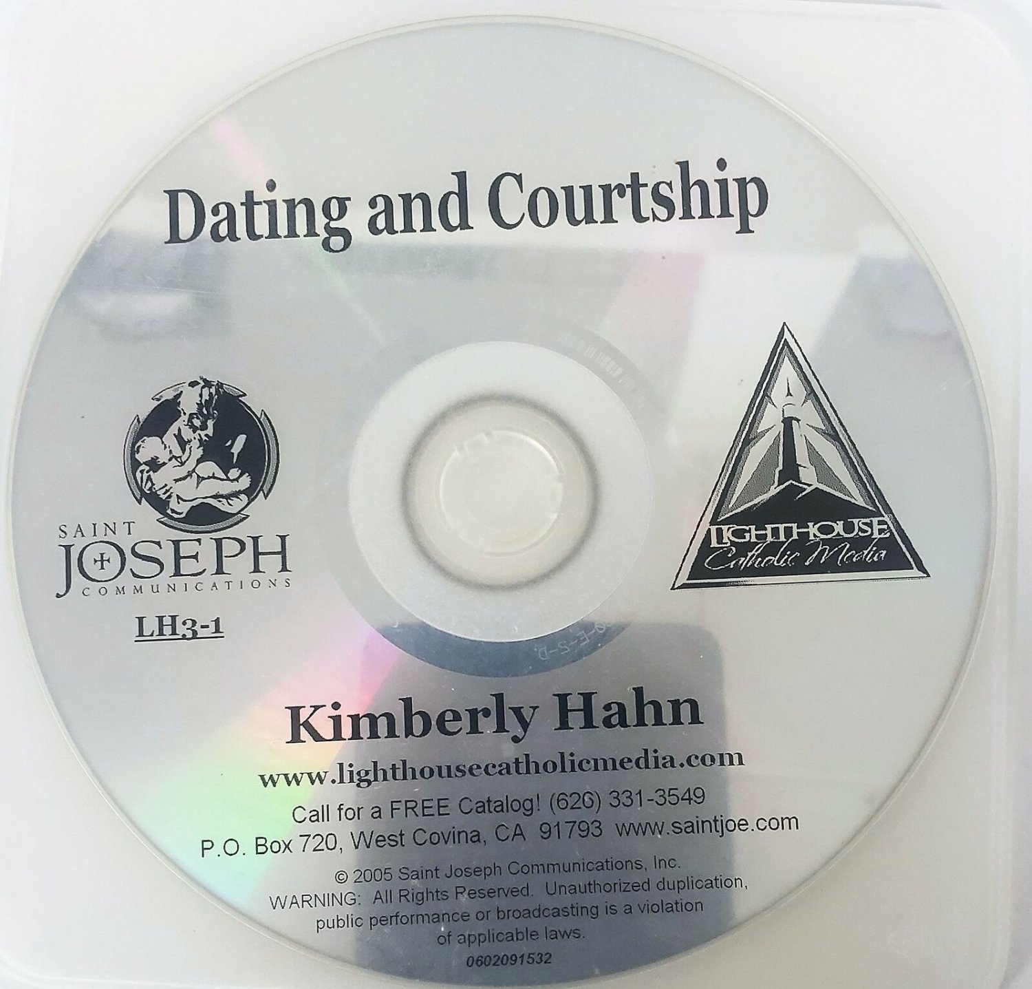 Kimberly Hahn: Dating and Courtship - Lighthouse Catholic Media (Educational CD)