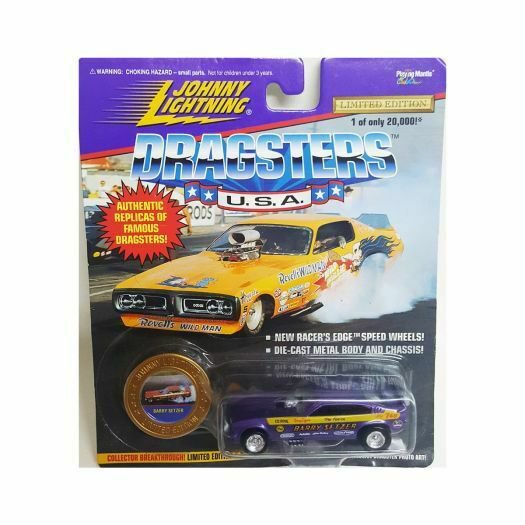 Johnny Lightning Dragsters U.S.A. 1997 Barry Setzer 1:64 Scale Replica Funny Ca