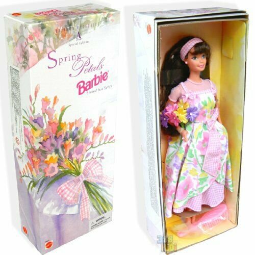 Avon Special Edition Spring Petals Barbie Doll Second in Series 1996