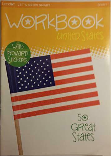 Workbook United States 50 Great States - Grade 1 (Brendon Lets Grow Smart) [Pape