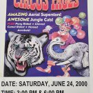 Original Retro Circus Poster - Circus Pages Feat. Aerial Superstars Muskegon Cou
