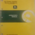 John Deere 915 Rotary Impeller Mower Operator's Manual Part No. OME92540