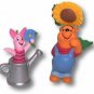 1998 Hallmark Ornament Garden of Piglet Winnie Pooh Disney Set of 2 QEO8403
