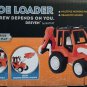 Backhoe Loader Construction Vehicle Toy Car Lights Sounds Micro Series Battat