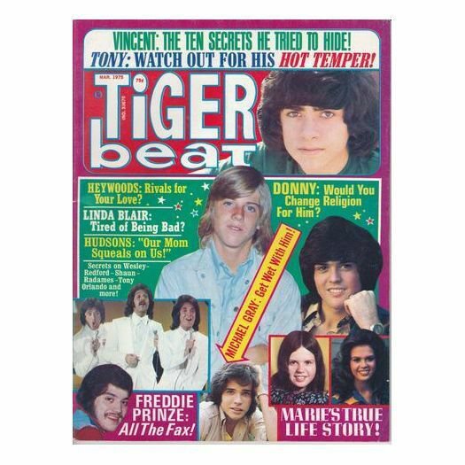 Tiger Beat Osmonds, De Francos, Robert Redford, Heywoods, Linda Blair - March 1
