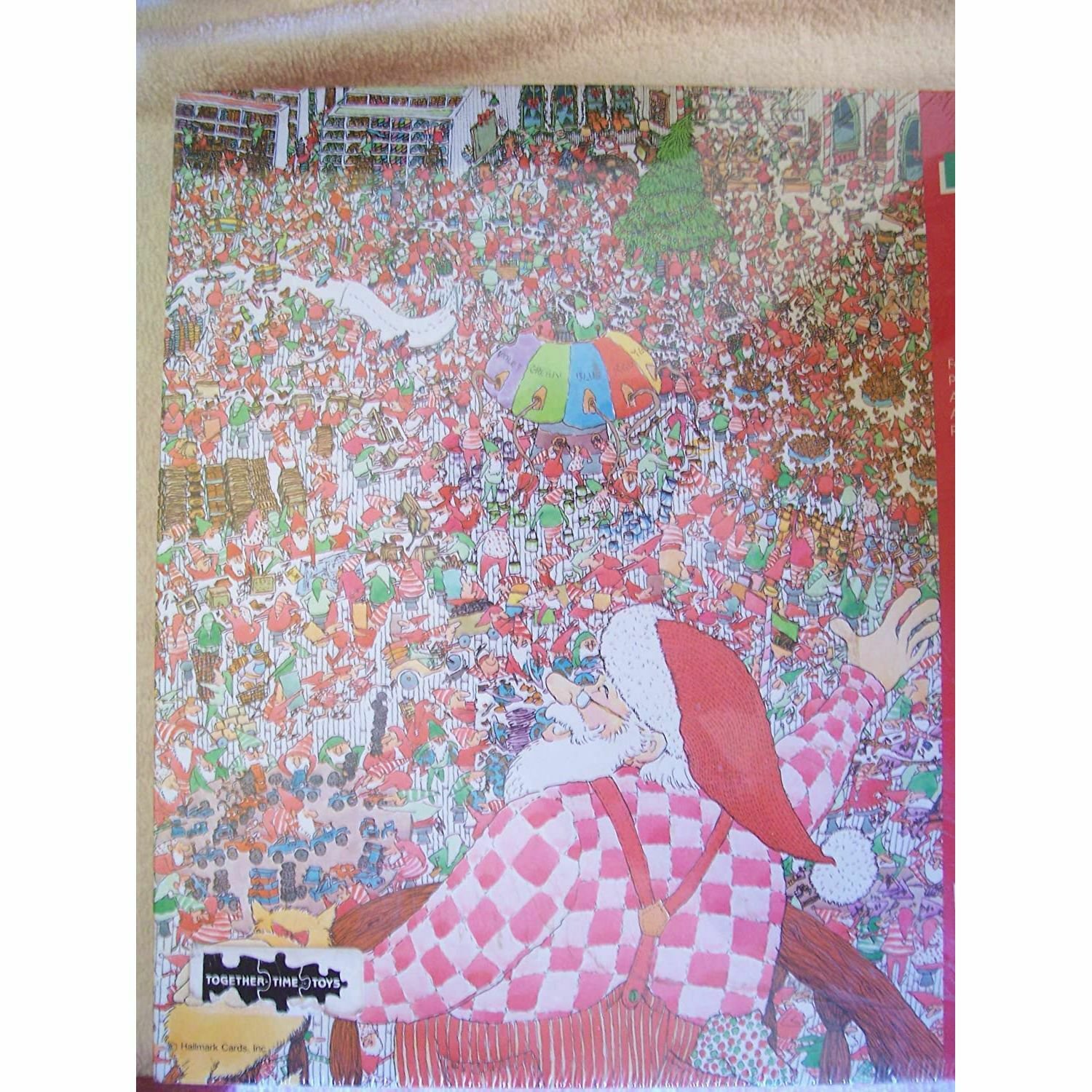 Santa Christmas Puzzle Springbok 500 Pieces Family Puzzle "Everything's Up To D