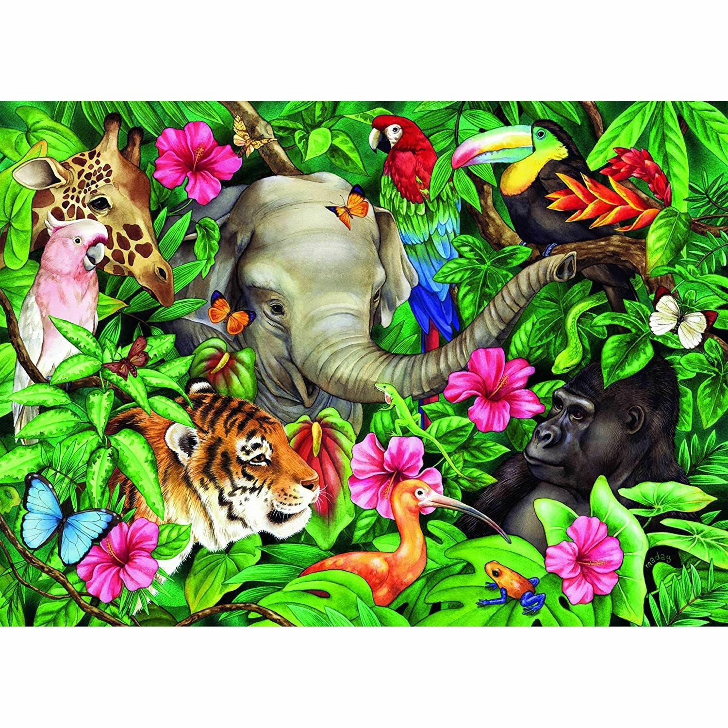 Ravensburger Tropical Friends - 60 Piece Jigsaw Puzzle for Kids &acirc;�� Every Piece i