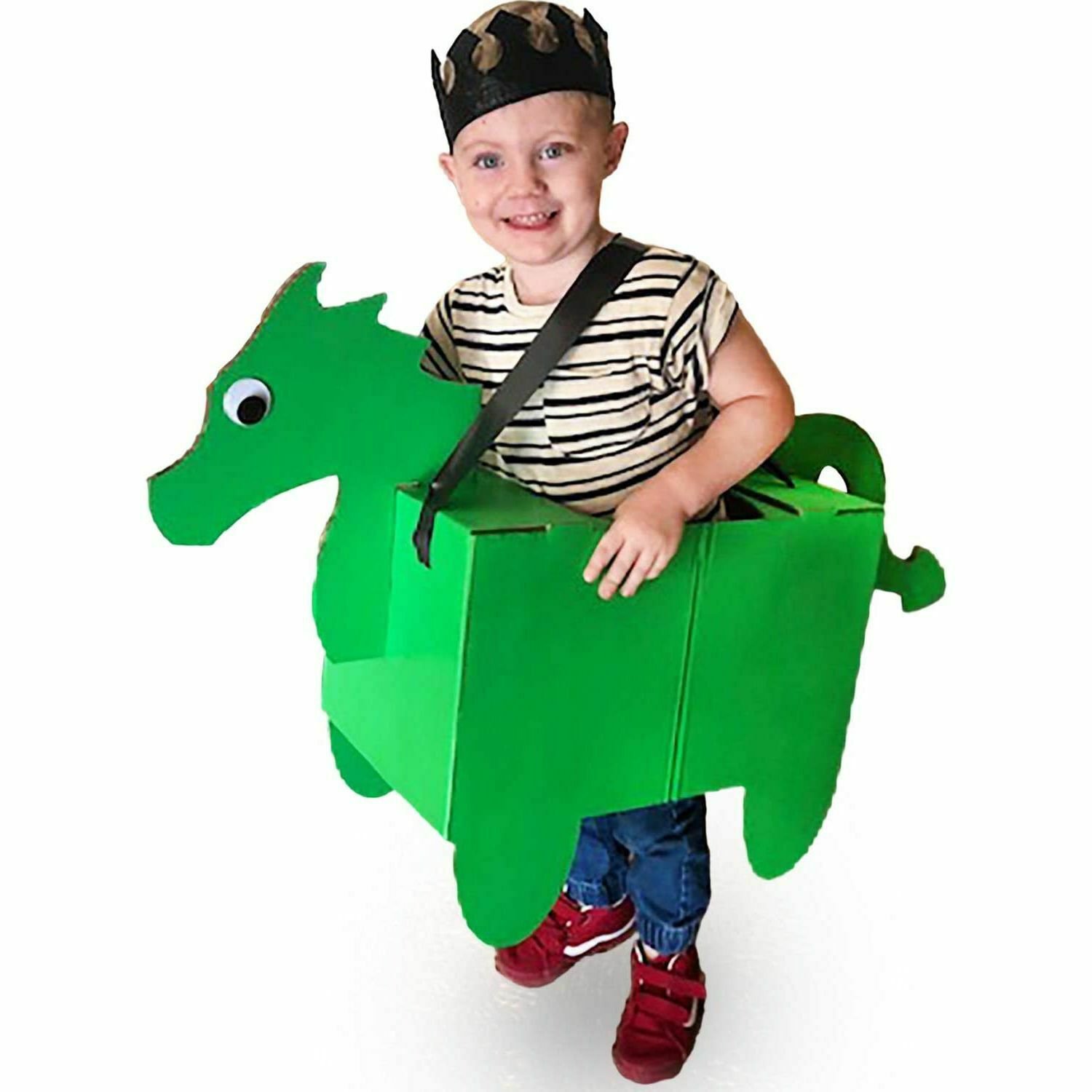 Donny The Dragon Cardboard Costume - Fun Family DIY Art Project for Boys | Kids