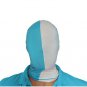 Morphsuit Mask For Halloween - Turquoise/White