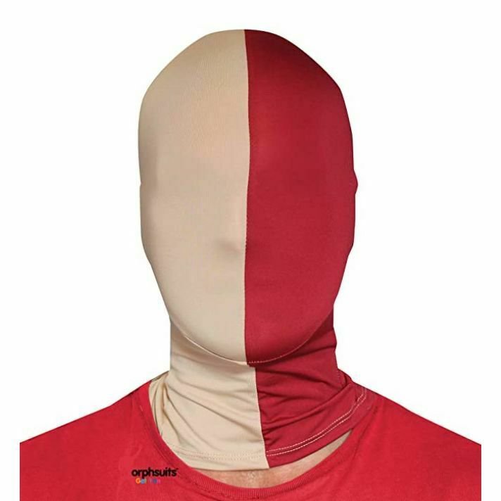 Morphsuit Mask For Halloween - Gold/Blue