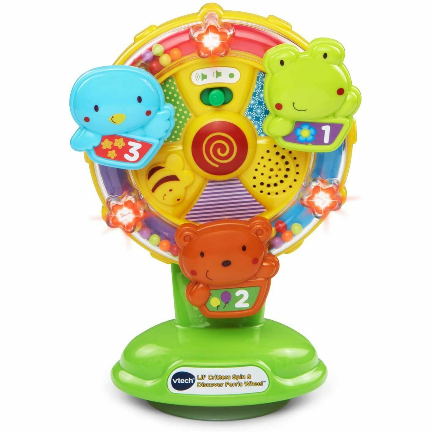 VTech Baby Lil' Critters Spin and Discover Ferris Wheel, Green