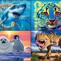 Ceaco Kids 4-in-1 Glow Zone Jigsaw Puzzle