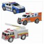 Fast Lane Emergency Vehicles - Police Car, Fire Engine, and Ambulance (3 Pack)