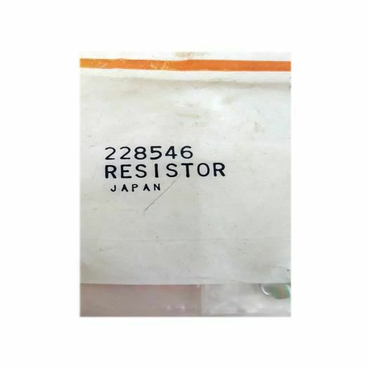 RCA VCR Replacement Resistor Japan Part No. 228546