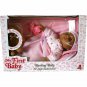 My First Baby Bunting Baby Ethnic Brown Skin (with music playing teddy bear) (b