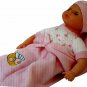 My First Baby Bunting Baby Ethnic Brown Skin (with music playing teddy bear) (b