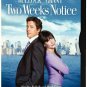 Two Weeks Notice (Full-Screen Edition) (Snap Case) (DVD)