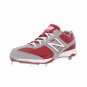New Balance Men's MB4040 Metal Low-Cut Cleat Grey/Red Size 16