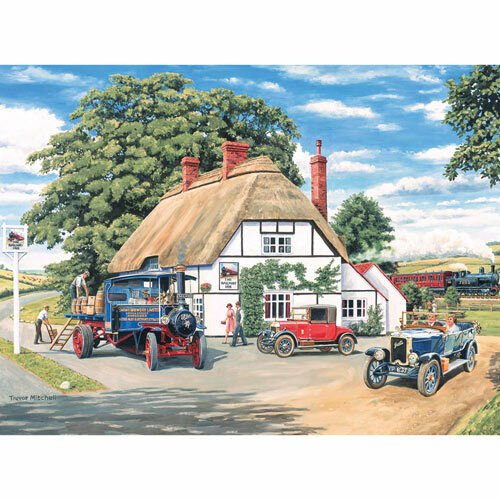 Bits And Pieces 300 Large Piece Puzzle - Delivery at the Railway Inn