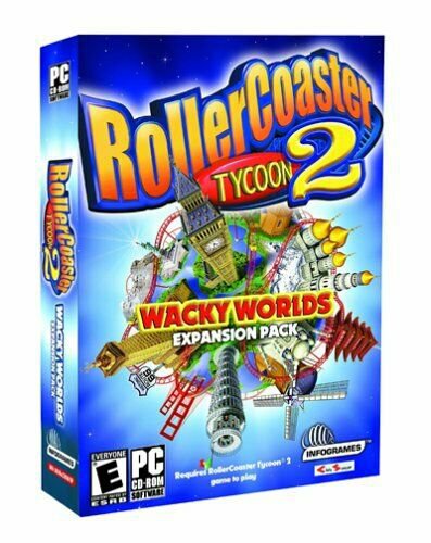 RollerCoaster Tycoon 2: Wacky Worlds Expansion Pack (CD PC Game)