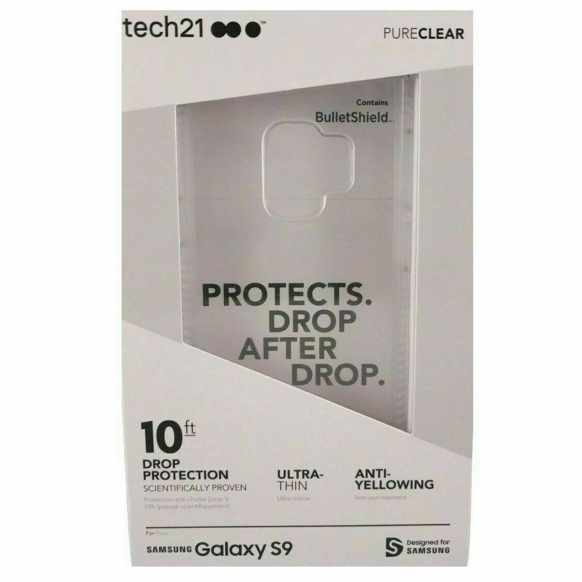 Tech21 PureClear Case for Samsung Galaxy S9 Pure Clear