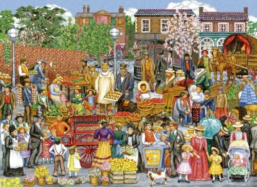 Gibsons Springtime Market 500 Piece Puzzle