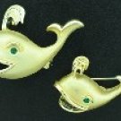 Gold Tone Whale Scatter Pin Set BRO2157