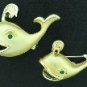 Gold Tone Whale Scatter Pin Set BRO2157